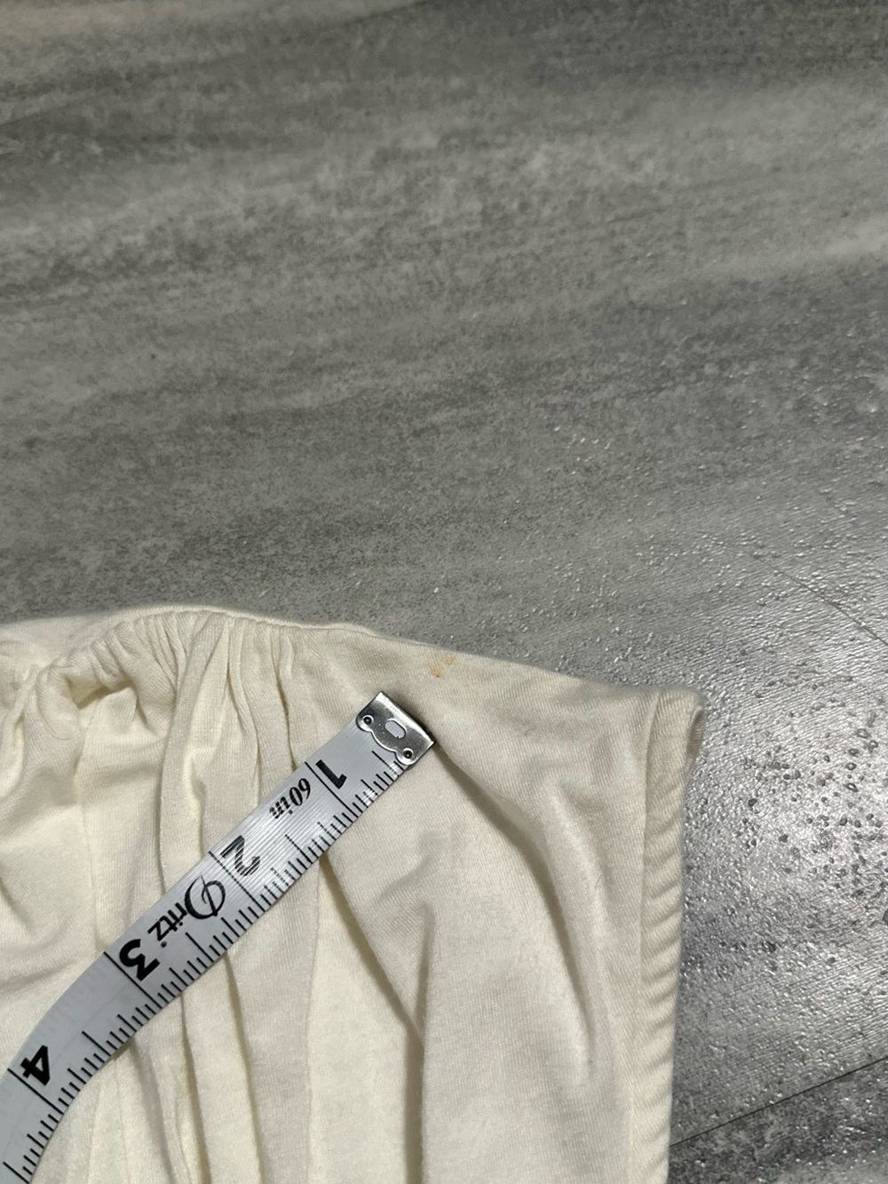 Sky Y2K cream tunic top L - Picture 5 of 10